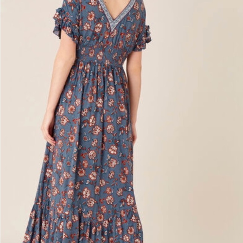 Monsoon cotton jersey floral dress